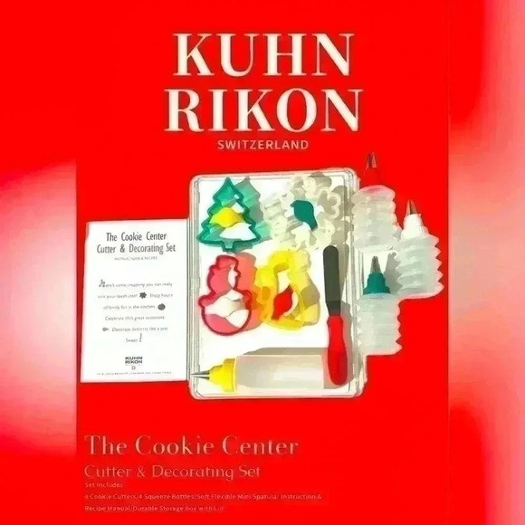 Cutter & Decorating Set, Elec Cookie Press, Mini Silicone Pans, All new - Picture 1 of 4